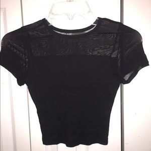 Black Crop Top
